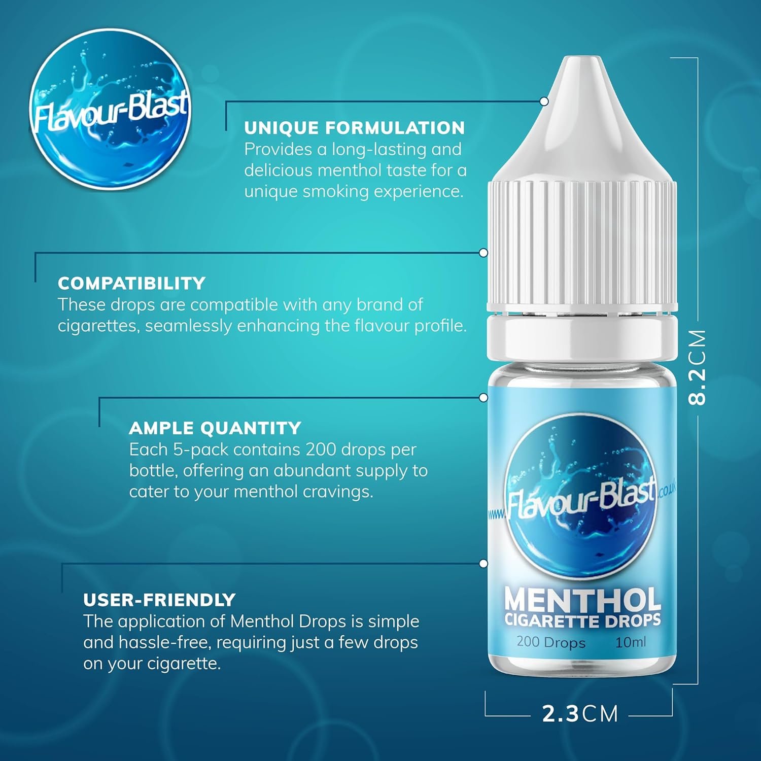 menthol flavour drops