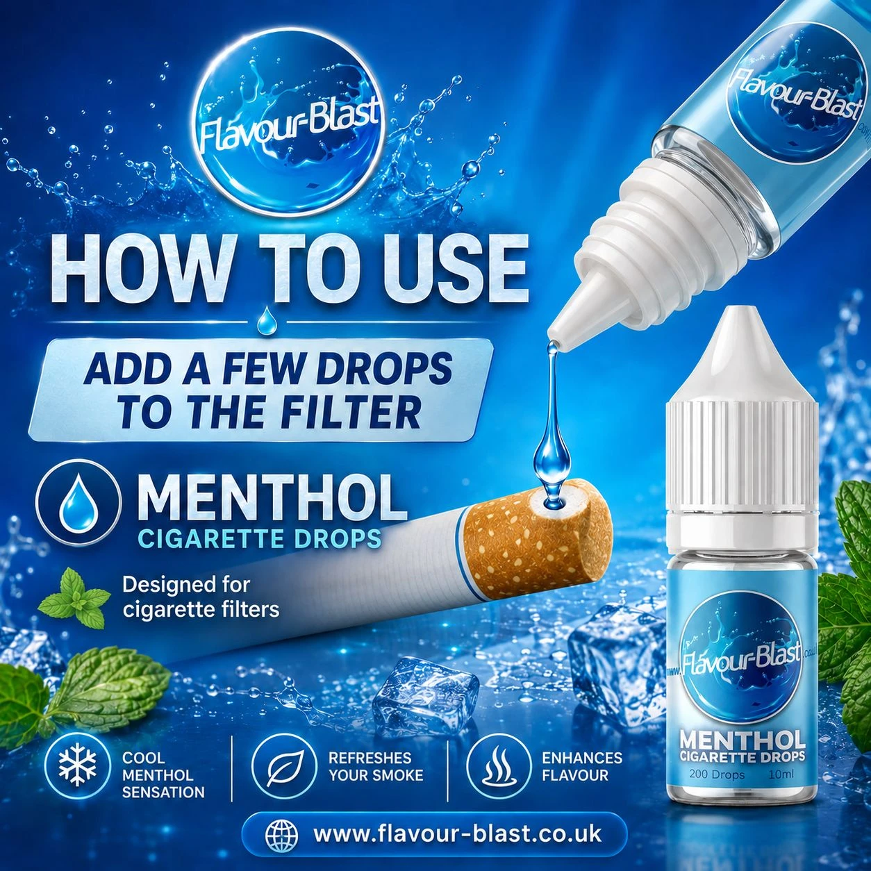 flavour blast menthol drops